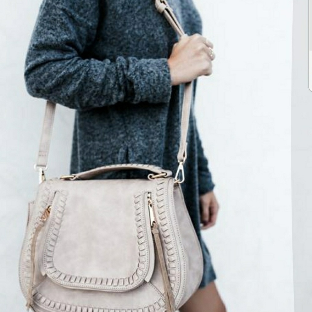 Vici Beige Crossbody Bag